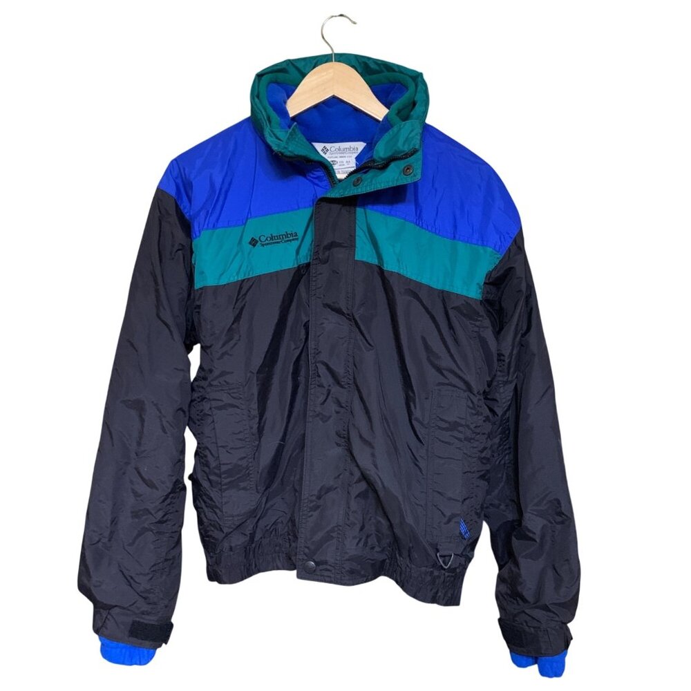 VTG Columbia Bugaboo Ski Jacket Coat Mens‎ Small Full Zip 3 in 1 Interchange